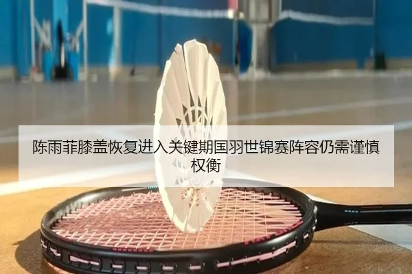 陈雨菲膝盖恢复进入关键期国羽世锦赛阵容仍需谨慎权衡